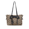 Miu Miu Canvas Monogram Tote Secondhand