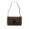 Fendi Zucca Canvas Shoulder Bag Secondhand