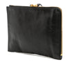 Balenciaga Chevre Motocross Metallic Edge Clutch Secondhand