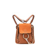 Secondhand Chloé Mini Calfskin and Suede Faye Backpack