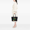 Prada Saffiano Trimmed Tessuto Parrot Applique Tote Secondhand