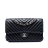 Chanel Medium Classic Chevron Lambskin Double Flap Secondhand