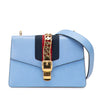 Gucci Small Leather Sylvie Web Satchel Secondhand