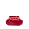 Miu Miu Pleated Nappa Soft Frame Clutch with Chain Secondhand