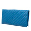 Chanel CC Chevron Lambskin Fold Over Clutch Secondhand