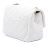 Chanel Mini Square Classic Lambskin Pearl Crush Single Flap Secondhand
