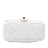 Chanel Mini Square Classic Lambskin Pearl Crush Single Flap Secondhand