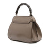 Gucci Medium Smooth Calfskin Bamboo Lady Lock Handbag Secondhand