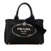 Prada Small Canvas Canapa Logo Satchel Secondhand