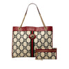 Gucci Large GG Tweed Web Rajah Tote Secondhand