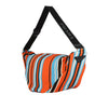 Secondhand Prada Canvas Canapa Baiadera Triangle Logo Shoulder Bag