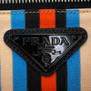 Prada Canvas Canapa Baiadera Triangle Logo Shoulder Bag Secondhand