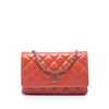 Chanel CC Quilted Patent Wallet on Chain Secondhand