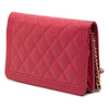 Chanel Quilted Caviar Boy Wallet on Chain Secondhand