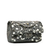 Chanel Medium Cotton Striped Double Flap Secondhand
