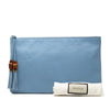 Gucci Calfskin Bamboo Tassel Clutch Secondhand