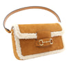 Gucci Mini Shearling Suede 1955 Horsebit Handbag Secondhand
