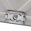 Secondhand Chanel Small Chevron Stitched Calfskin Boy Flap
