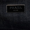 Prada Denim Canapa Bijoux and Grommet Tote Secondhand