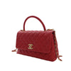 Chanel Small Quilted Caviar Coco Top Handle Bag Secondhand