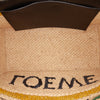 LOEWE Paulas Ibiza Medium Raffia Striped Font Tote Secondhand