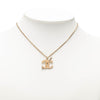 Chanel CC Gold Plated Enamel Arrow Pendant Necklace Secondhand