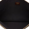 Fendi Large Zucchino Suede Flat Pouch Secondhand
