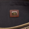 Fendi Large Zucchino Suede Flat Pouch Secondhand