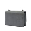 Saint Laurent Mini Croc Embossed Leather Monogram Sunset Wallet on Chain Secondhand