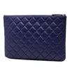 Chanel Medium CC Quilted Lambskin O Case Clutch Secondhand