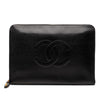 Chanel CC Caviar Documents Portfolio Clutch Secondhand