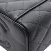 Chanel Quilted Caviar CC Vanity Case With Chain Secondhand