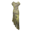 Secondhand Roberto Cavalli Leaf Printed Dress