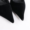 ROCHAS Velvet and Patent Leather Pumps in Black, Size 37 EU Secondhand