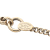 Chanel CC Gold Plated and Enamel Camellia Round Pendant Necklace Secondhand
