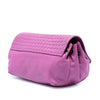 Secondhand Bottega Veneta Leather Intrecciato Flap Crossbody