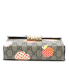 Gucci Mini GG Supreme Monogram Les Pommes Padlock Satchel Secondhand