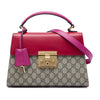 Gucci Small GG Supreme Padlock Satchel Secondhand