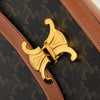 Celine Classique Triomphe Coated Canvas and Calfskin Triomphe Crossbody Secondhand