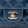Chanel Medium Classic Glazed Calfskin Camellia Double Flap Secondhand