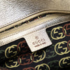 Gucci Medium Metallic Calfskin Britt Tassel Flap Shoulder Bag Secondhand