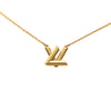 Louis Vuitton Gold Plated GO 14 Necklace Secondhand