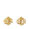 Logo Insignia Clip On Earrings - '10s Second-hand