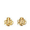 Logo Insignia Clip On Earrings - '10s Second-hand