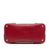 Prada Large Canapa and Saffiano Double Satchel Secondhand