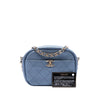 Chanel Small Quilted Metallic Goatskin Casual Trip Camera Bag Secondhand