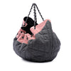 Chanel Large Quilted Denim Stretch Spirit Cabas Tote Secondhand