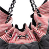 Chanel Large Quilted Denim Stretch Spirit Cabas Tote Secondhand