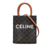 Celine Mini Triomphe Coated Canvas Vertical Cabas Satchel Secondhand