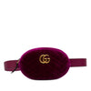 Gucci GG Marmont Matelasse Velvet Belt Bag Secondhand